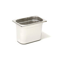 GN 1/9 Pan - Solid - 65 mm Deep - 18/10 Stainless Steel ( A65896 ) (1 X 1 unit )