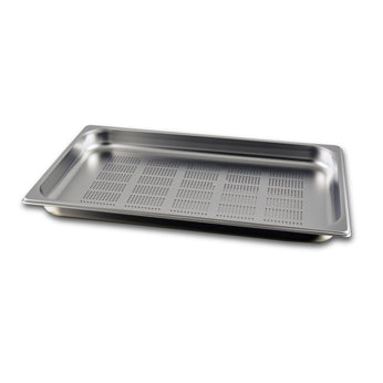 GN1/1 Pan - Perforated - 40 mm Deep - 18/10 Stainless Steel (A65912) (1 X 1 unit)