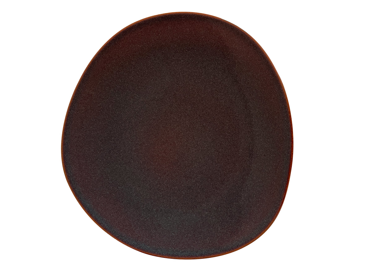 Assiette plate - Grès ø 28 cm - Nymphéas ( 030352 ) (6 X 1 unité )