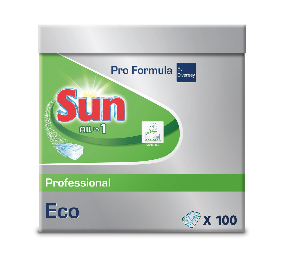 Dose de lavage - Carton 100 doses - Sun All in 1 ( 006208 ) (5 X 100 unités )