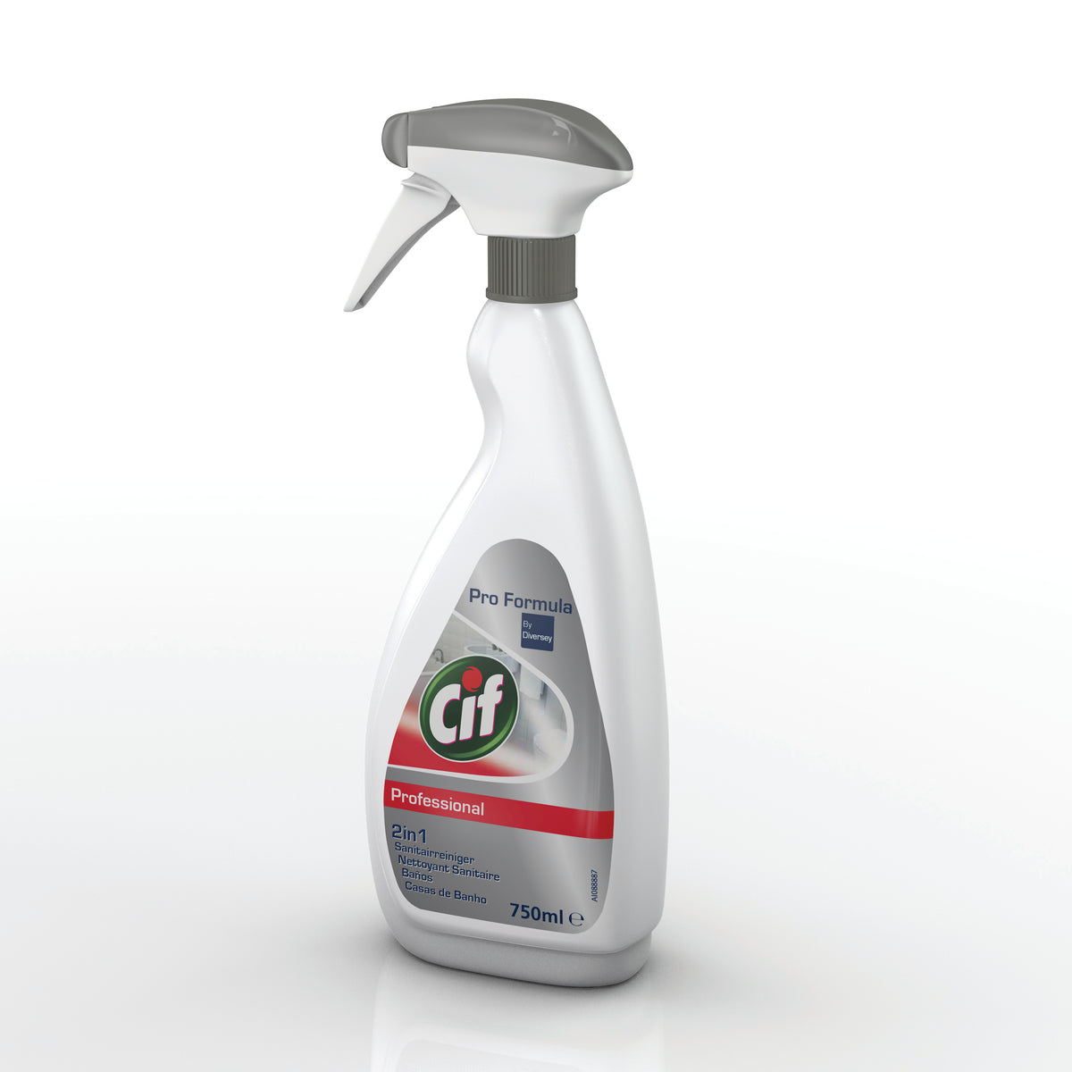 Cif 2in1 Sanitary Cleaner - 750 ml Spray (006214) (6 X 1 unit)