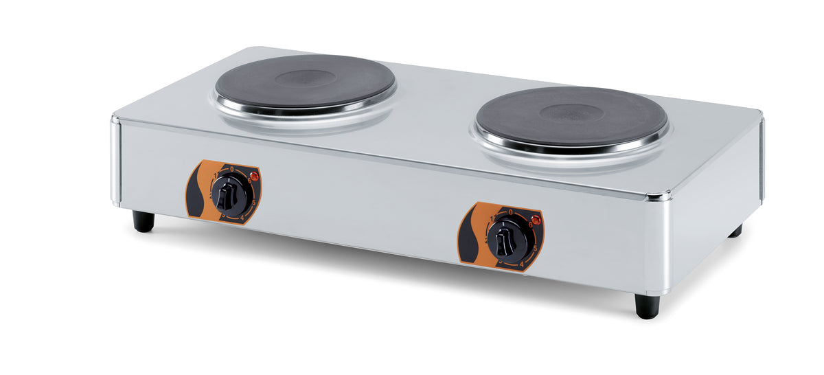 2-burner stove - 745x395x175 mm - Stainless steel ( 631335 ) (1 X 1 unit )