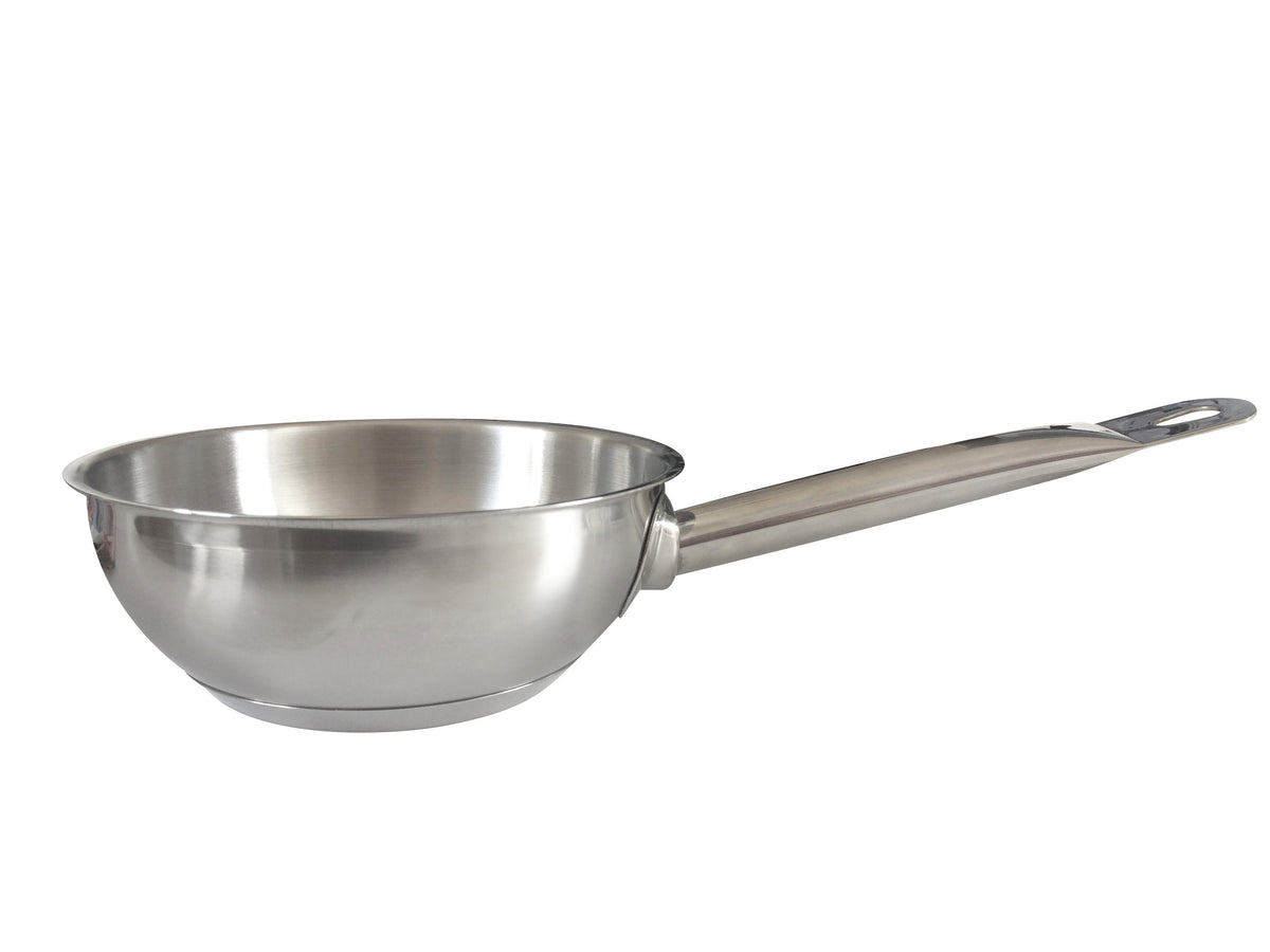 Sauteuse conique ø 16x6,5 cm - Inox ( 585302 ) (1 X 1 unité )