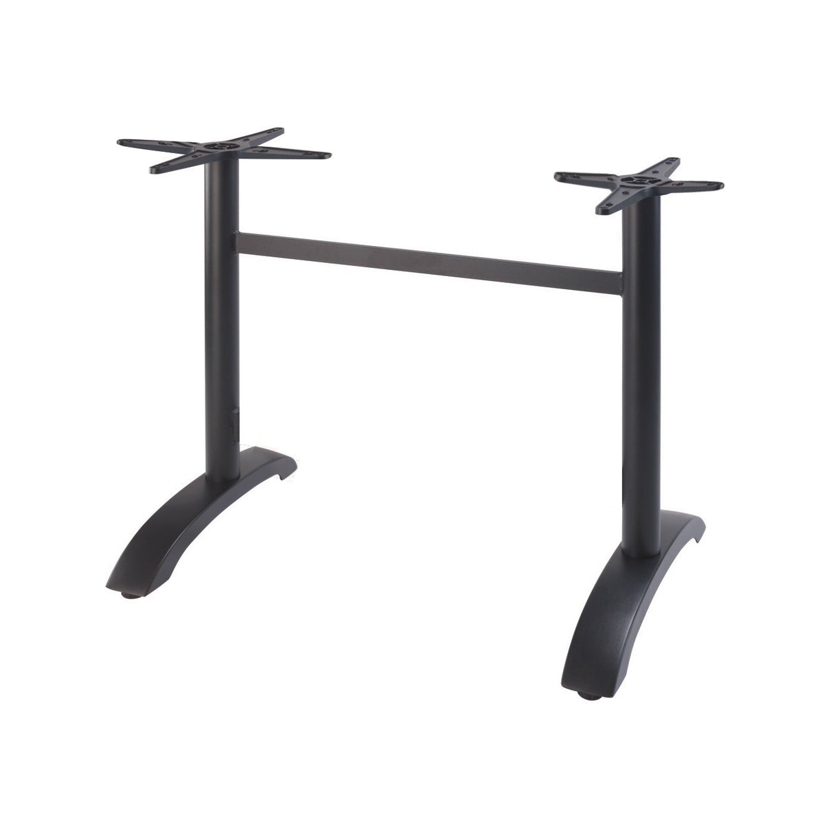 Pied table double - Epoxy noir - Athena ( 009127 ) (1 X 1 unité )