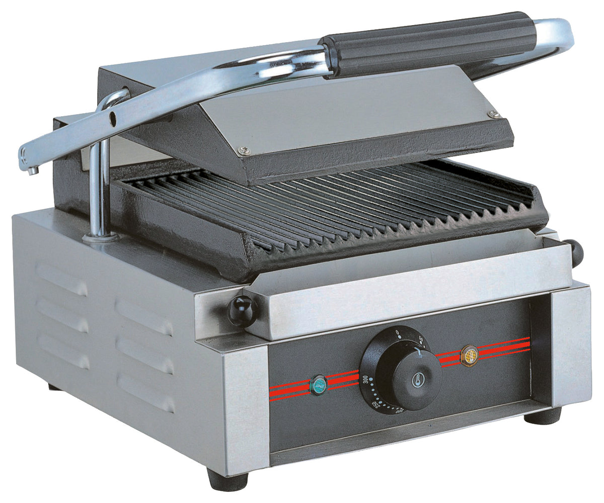 Single grooved panini grill - 410x300x210 mm ( 885008 ) (1 X 1 unit )