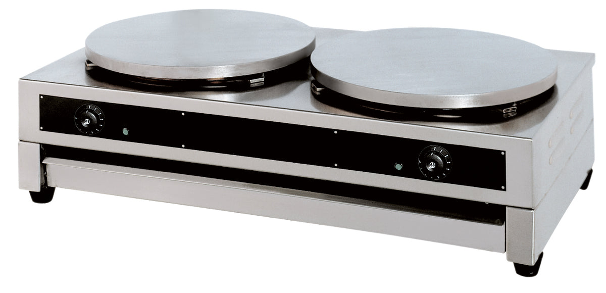 Crepe maker, 2 plates ø 400 mm - 860x485x240 mm ( 885286 ) (1 X 1 unit )