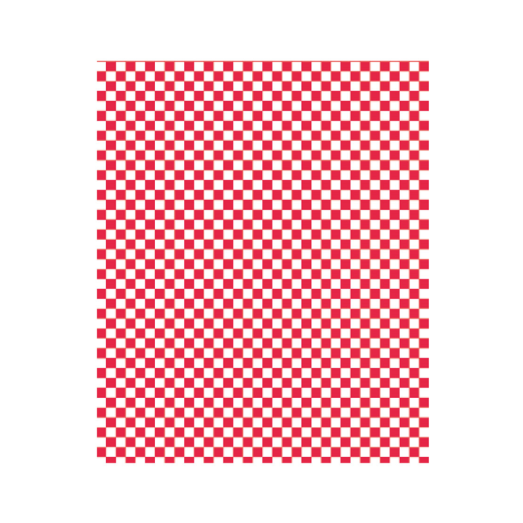 Papier alimentaire - Carreaux rouge/blanc - 31x31 cm ( 630236 ) (1 X 1000 unités )