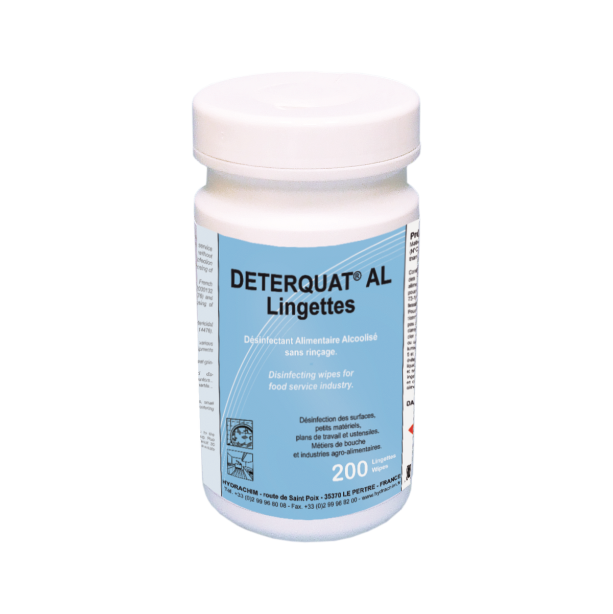 Deterquat lingettes désinfectantes - 200 lingettes ( 006160 ) (6 X 200 unités )