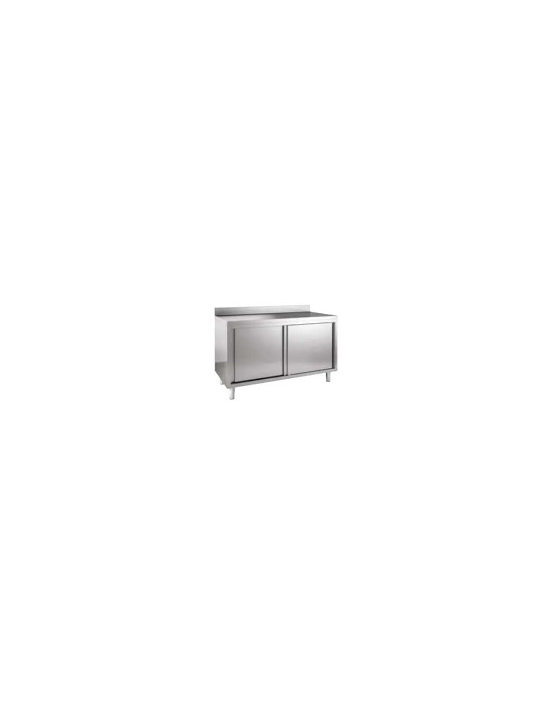 Neutral stainless steel base cabinet, back-to-wall, 2000x700x850/900 mm (818324) (1 X 1 unit)
