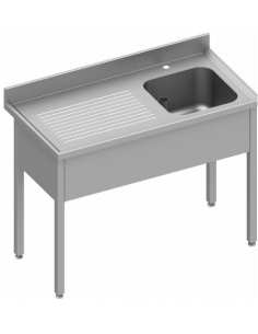 Sink - Right-hand bowl 1200x700x850/900mm (818307) (1 x 1 unit)