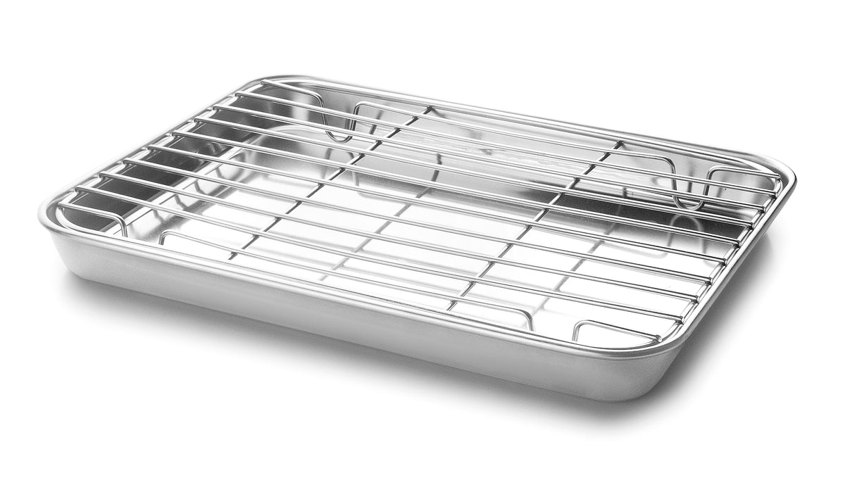Plateau à dresser 23,7x17x2,5 cm - Inox 430 ( 990232 ) (1 X 1 unité )