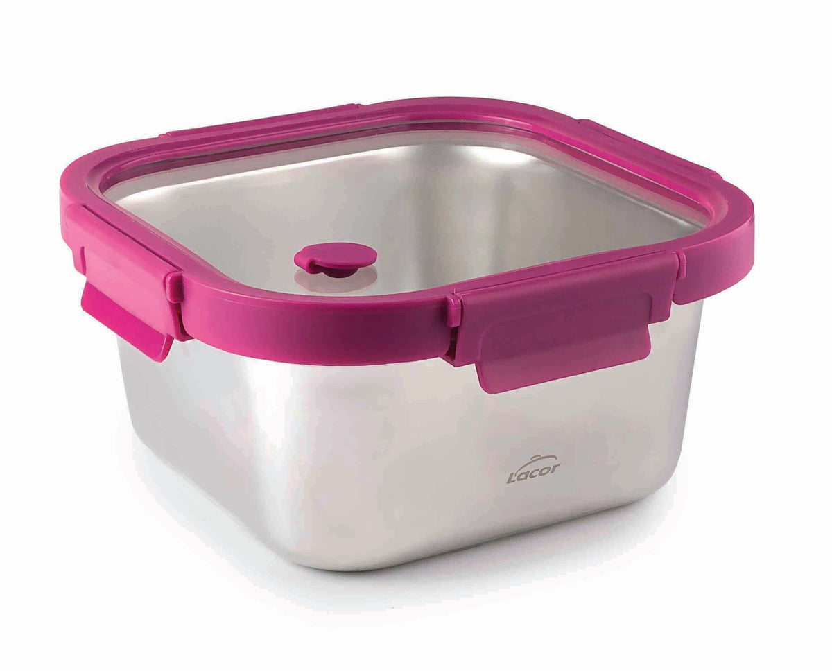 Etern Square Container 650 ml - 18/10 Stainless Steel ( B81434 ) (1 X 1 unit )