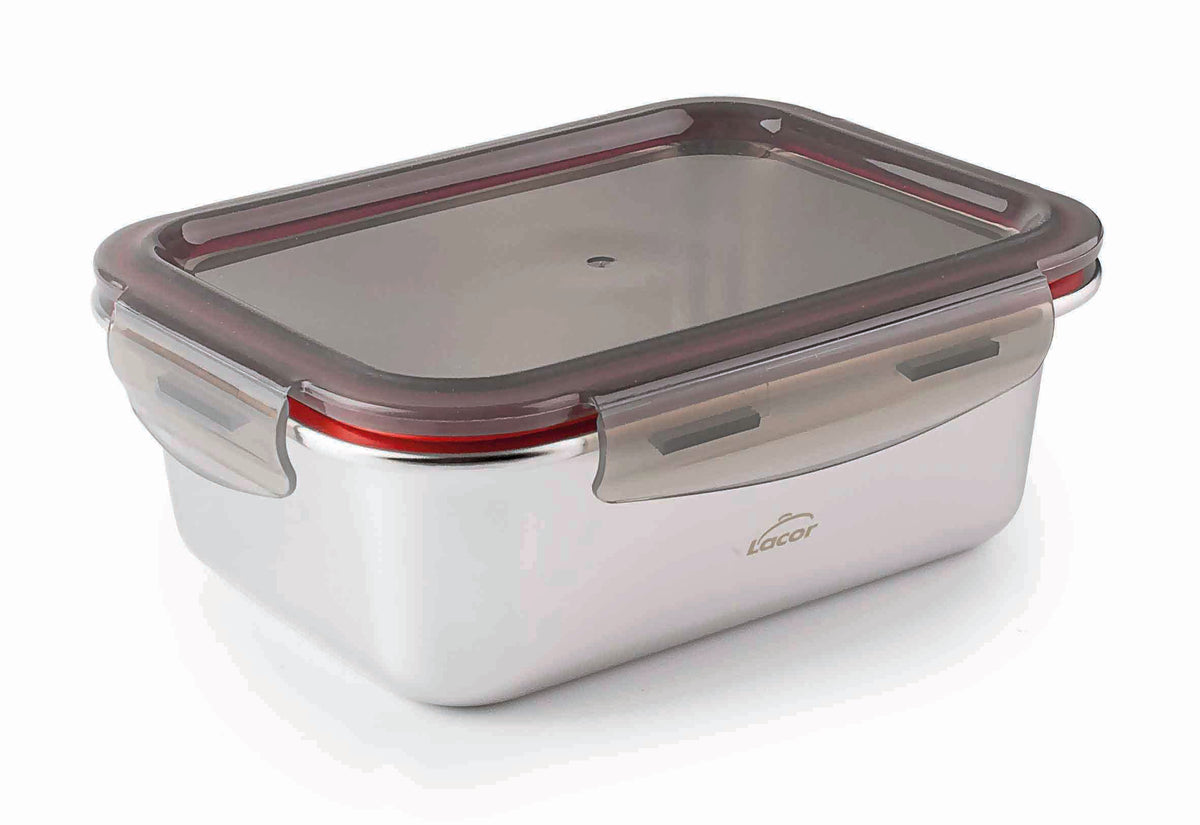 Ecoinox Rectangular Container 800 ml - 18/10 Stainless Steel (B81439) (1 X 1 unit)