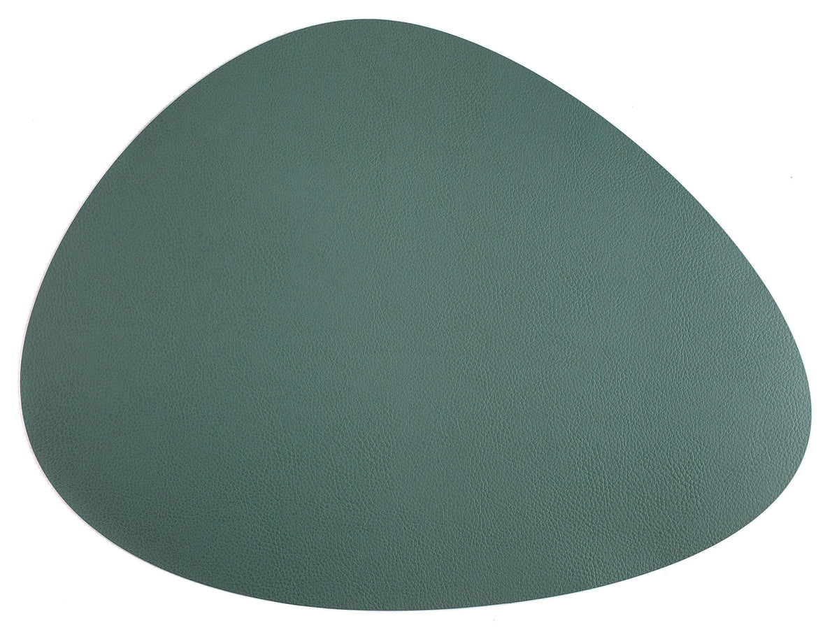 Set de table - Cuir recyclé  45x35 cm - Vert - Saura ( E12196 ) (1 X 1 unité )