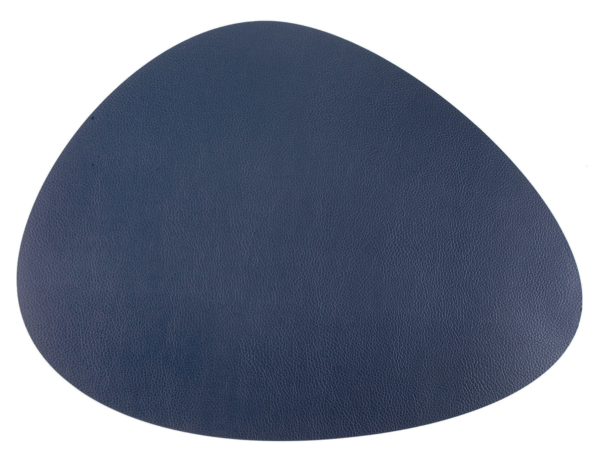 Set de table - Cuir recyclé  45x35 cm - Azur - Saura ( E12197 ) (1 X 1 unité )