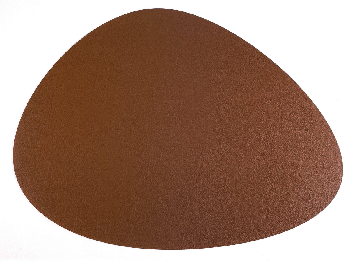 Set de table - Cuir recyclé  45x35 cm - Marron-Saura ( E12198 ) (1 X 1 unité )