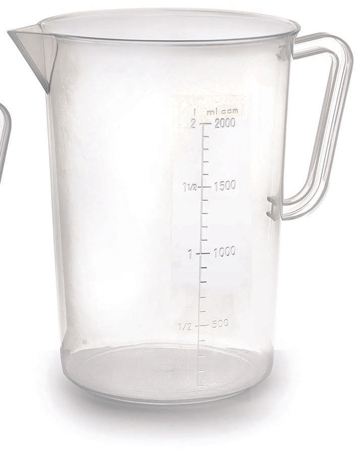 Pot mesureur 2L - ø 15x20,8 cm - Polypropylène ( 990201 ) (1 X 1 unité )
