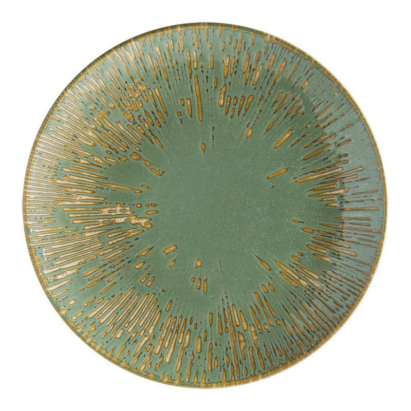 Assiette plate - Porcelaine  Ø 27cm - Sage - Snell ( 988551 ) (12 X 1 unité )