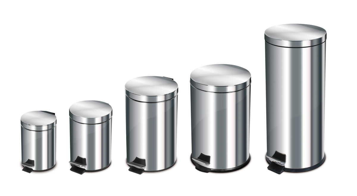 12L Bin - Stainless Steel (914701) (1 X 1 unit)