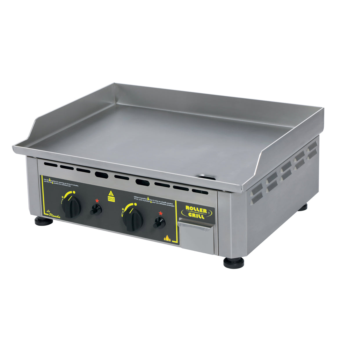 Gas Griddle - 610x475x250 mm - 100% stainless steel (C72697) (1 X 1 unit)