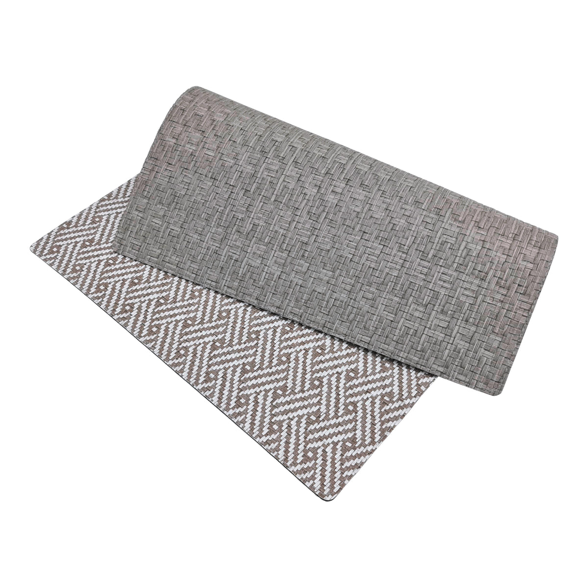 Set de table - Osier 30x40 cm - Acier blanc/acier ( 004110 ) (1 X 1 unité )