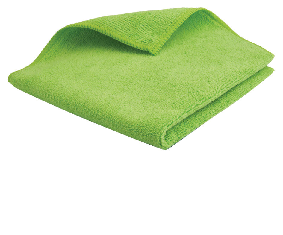 Lavette Microfibre Ecoline - 32x36cm - Vert ( 039431 ) (1 X 5 unités )