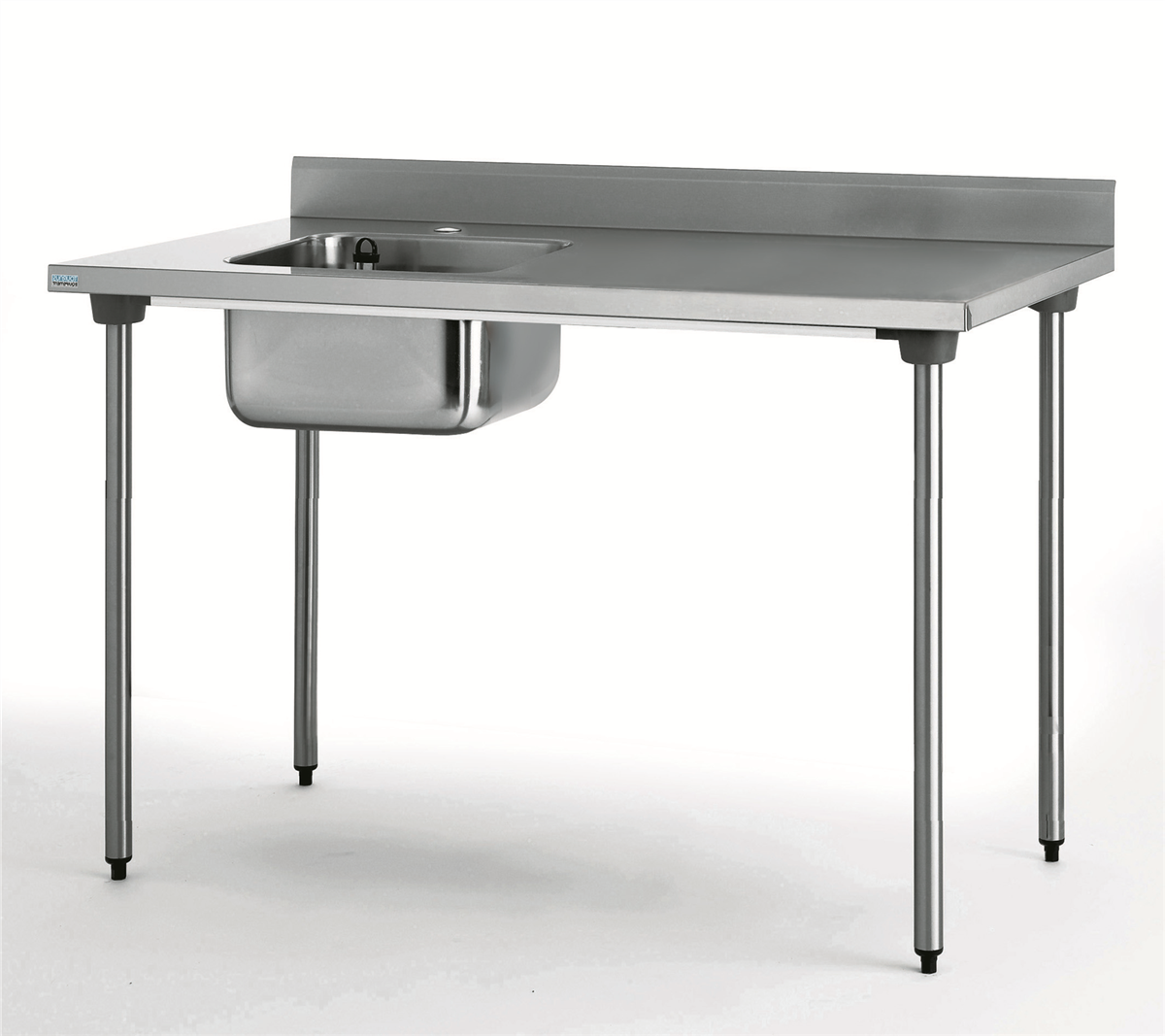 Table adossée - Bac gauche 1200x700x900mm ( 525640 ) (1 X 1 unité )