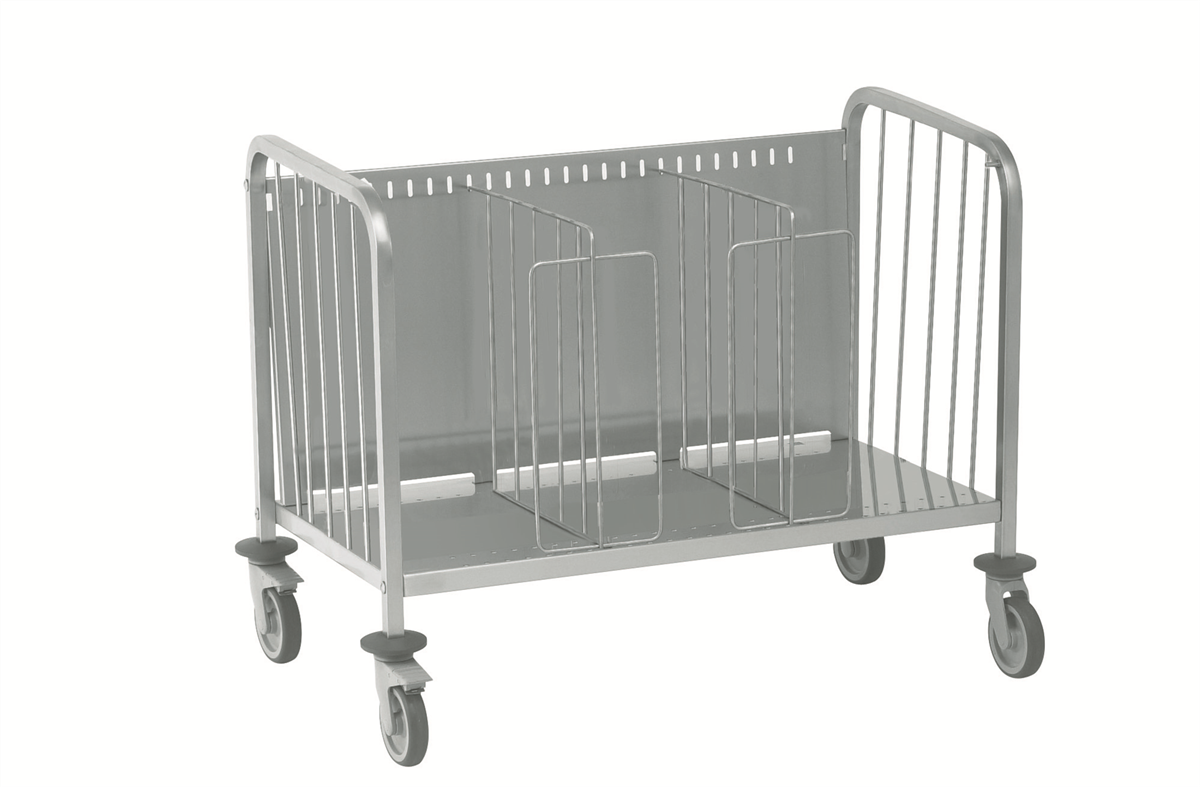 Plate trolley - 400 plates ø290mm - Stainless steel ( 944541 ) (1 X 1 unit )