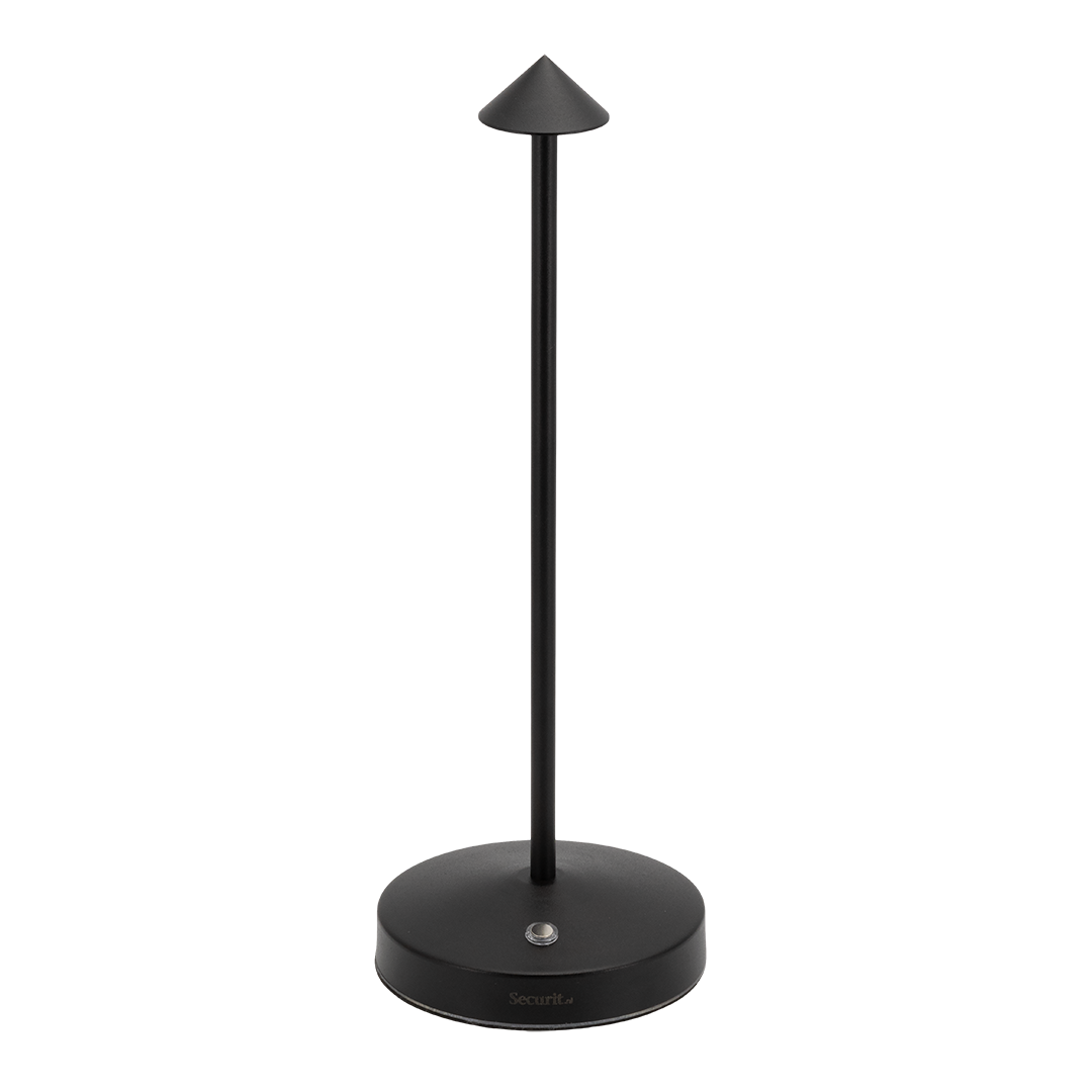 Lampe LED Ø 10,5x30 cm - Noire - Angelina ( 014962 ) (1 X 1 unité )