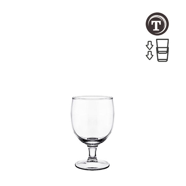 Verre à pied 25 cl - Stack Copa ( 033640 ) (12 X 1 unité )