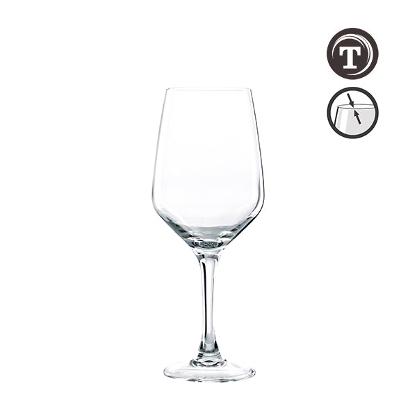 Verre à pied 31 cl -  Platine ( 033601 ) (6 X 1 unité )