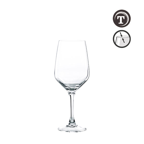 Verre à pied 25 cl - Platine ( 033602 ) (6 X 1 unité )