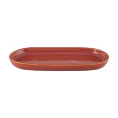Oval dish - Stoneware Ø 30x15x3 cm - Gemstone ( E14135 ) (12 X 1 unit)