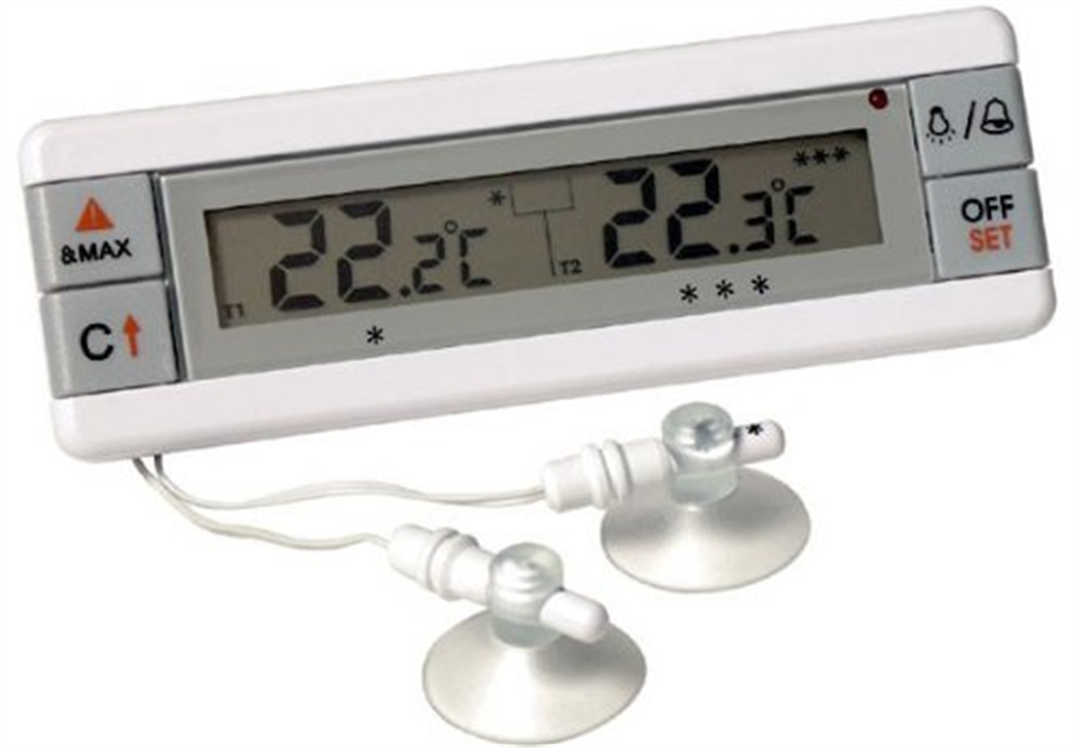 Thermomètre Digital Frigo-congélateur - Double sonde ( 909960 ) (1 X 1 unité )