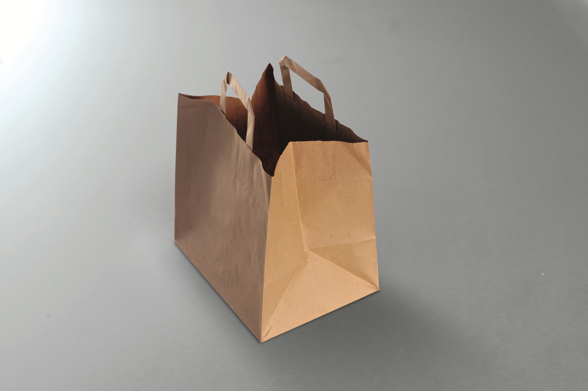 Sac cabas - Kraft brun 80gr/m3 - 26x20x28 cm ( 153149 ) (1 X 250 unités )