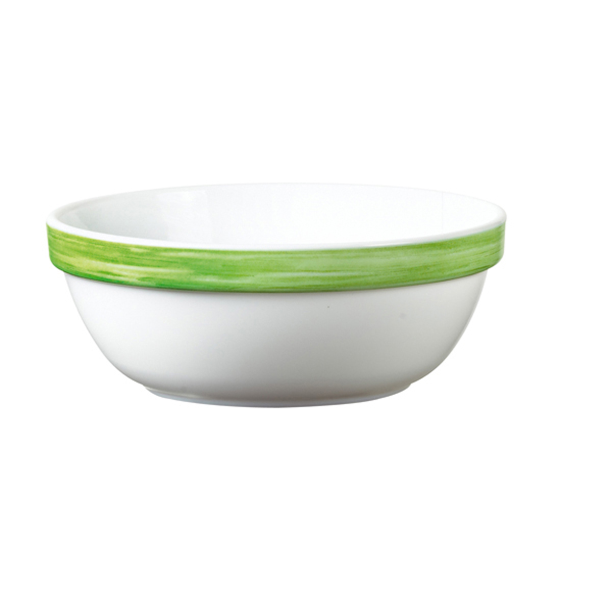 Saladier 31,5cl-Verre trempé-Vert- Brush ( 903067 ) (6 X 1 unité )