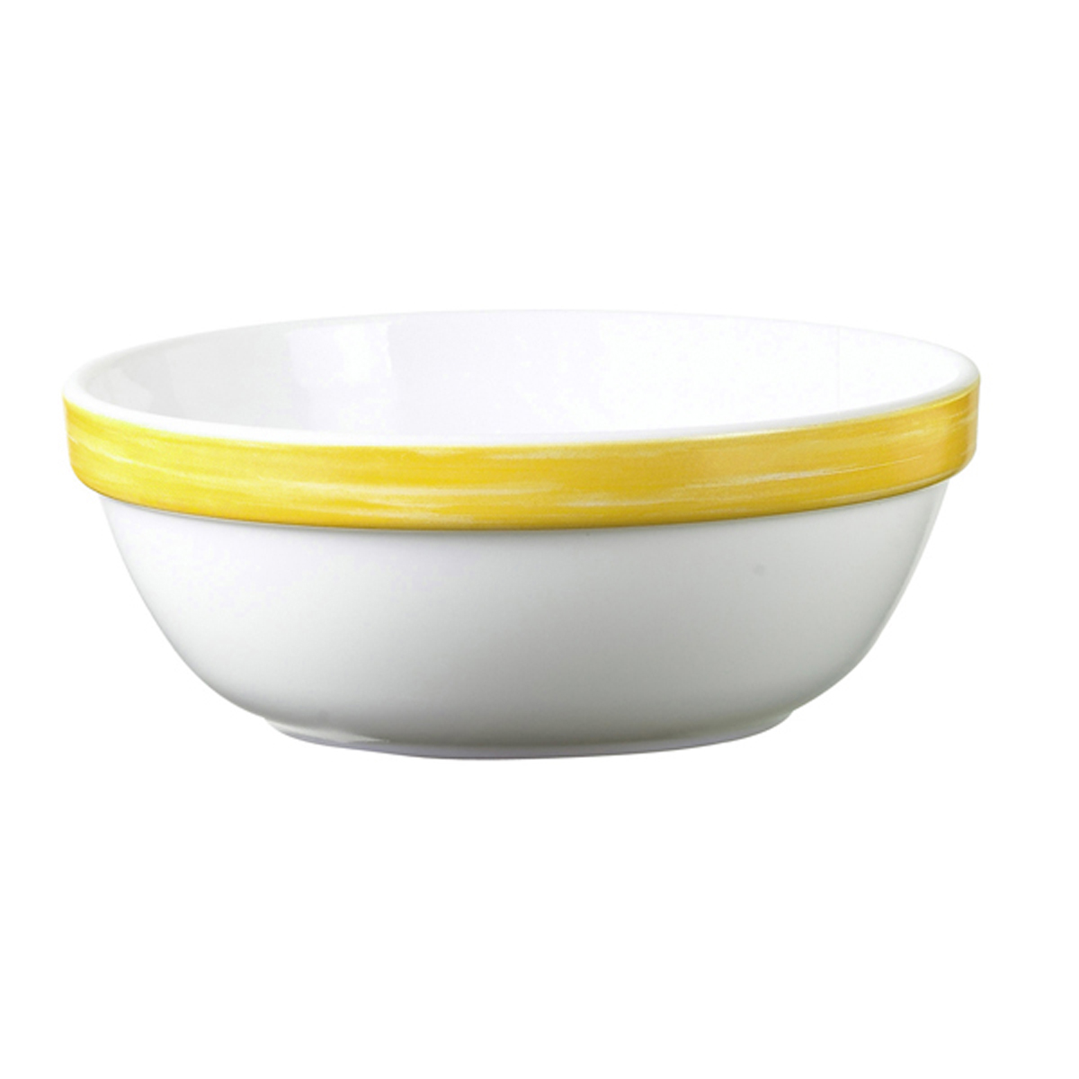 Saladier 31,5cl-Verre trempé-Jaune- Brush ( 903063 ) (6 X 1 unité )