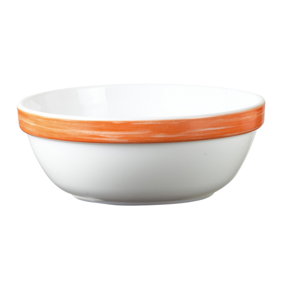 Saladier 31,5cl-Verre trempé-Orange- Brush ( 903059 ) (6 X 1 unité )