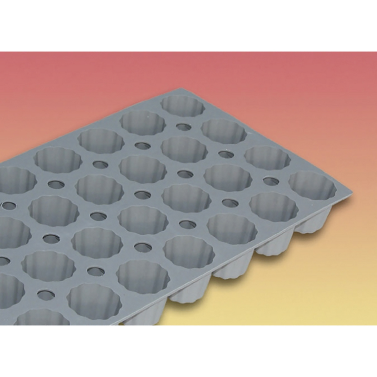 Elastomoule - Mini cannelé ø 3,5 cm ( 986405 ) (1 X 1 unité )