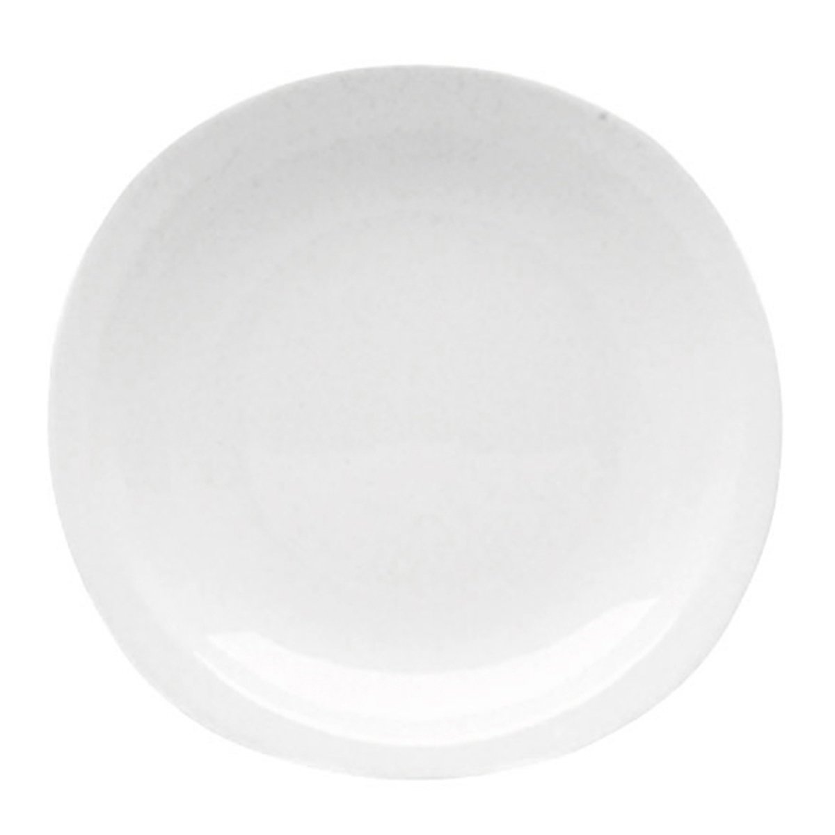 Assiette creuse-Porcelaine 22x21,2cm-Oslo Blanc ( 064597 ) (6 X 1 unité )