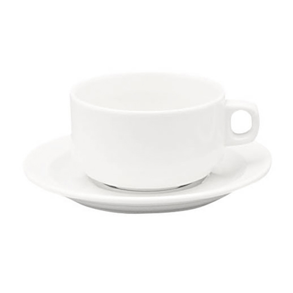 Tasse thé 15cl-Porcelaine-Oslo Blanc ( 064605 ) (12 X 1 unité )
