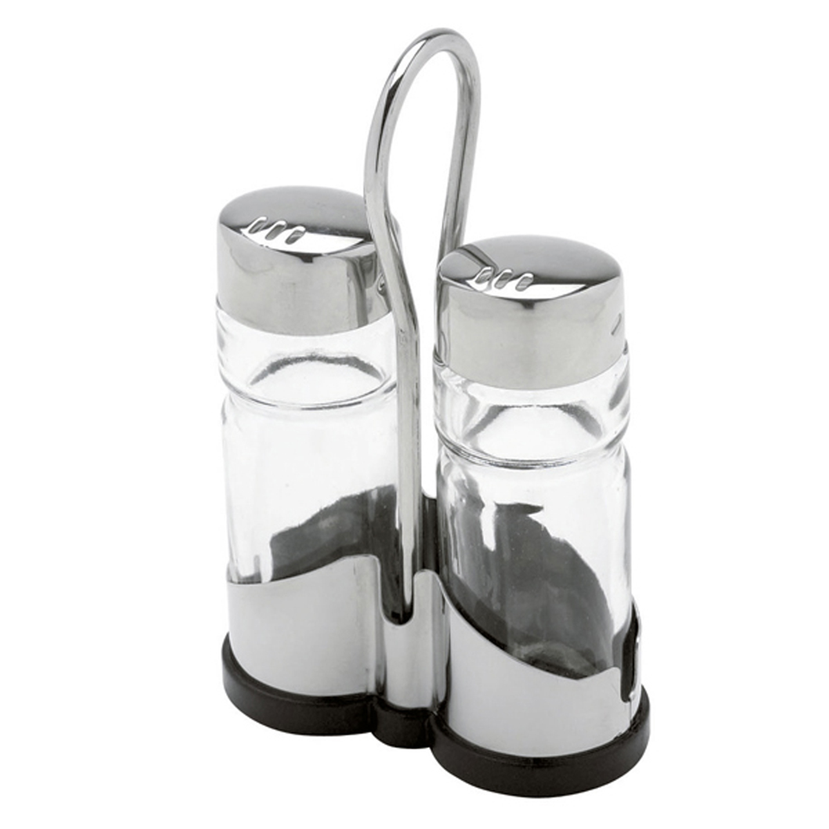 Ménagère sel & poivre - Argent/Transparent ( 890400 ) (1 X 1 unité )