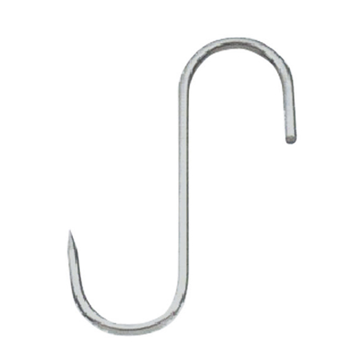Butcher's steel 16 cm - Stainless steel (097983) (1 X 10 units)