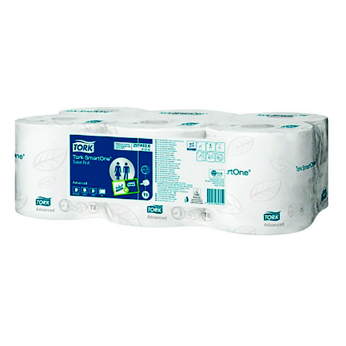 Papier toilette 2 plis - Tork Smart One T8 ( 152502 ) (1 X 6 unités )