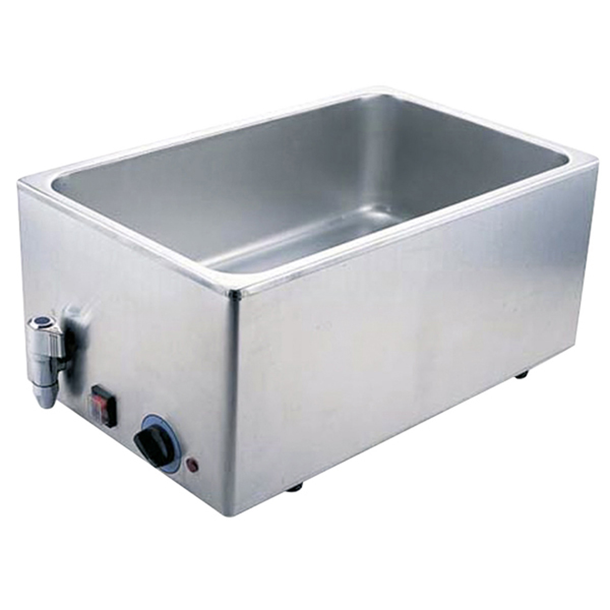 Countertop bain-marie with tap 24 L - 18/10 Stainless steel (980812) (1 X 1 unit)