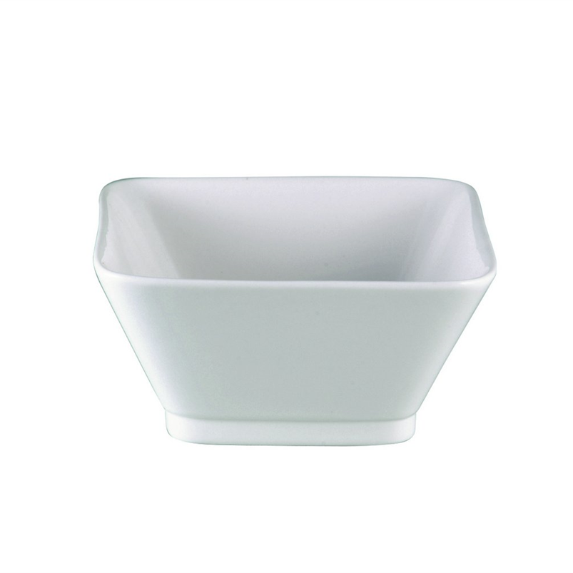 Saladier carré - Porcelaine 14,7x14,7x7,7 cm ( 043325 ) (4 X 1 unité )