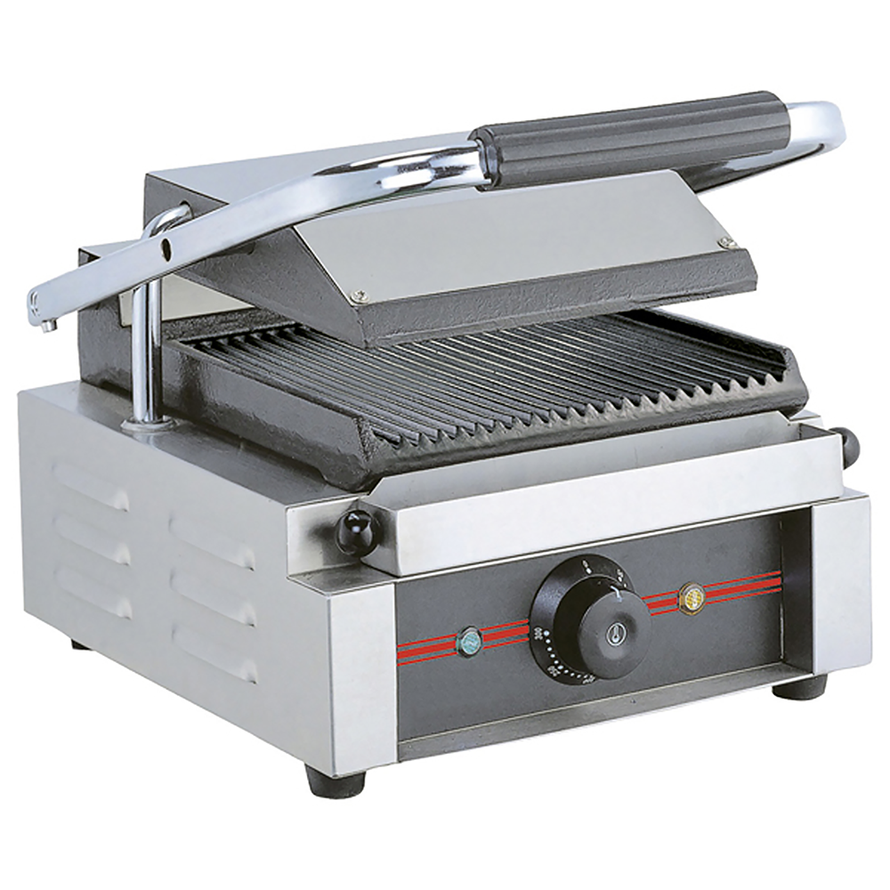 Single grooved panini grill - 410x300x210 mm ( 885008 ) (1 X 1 unit )