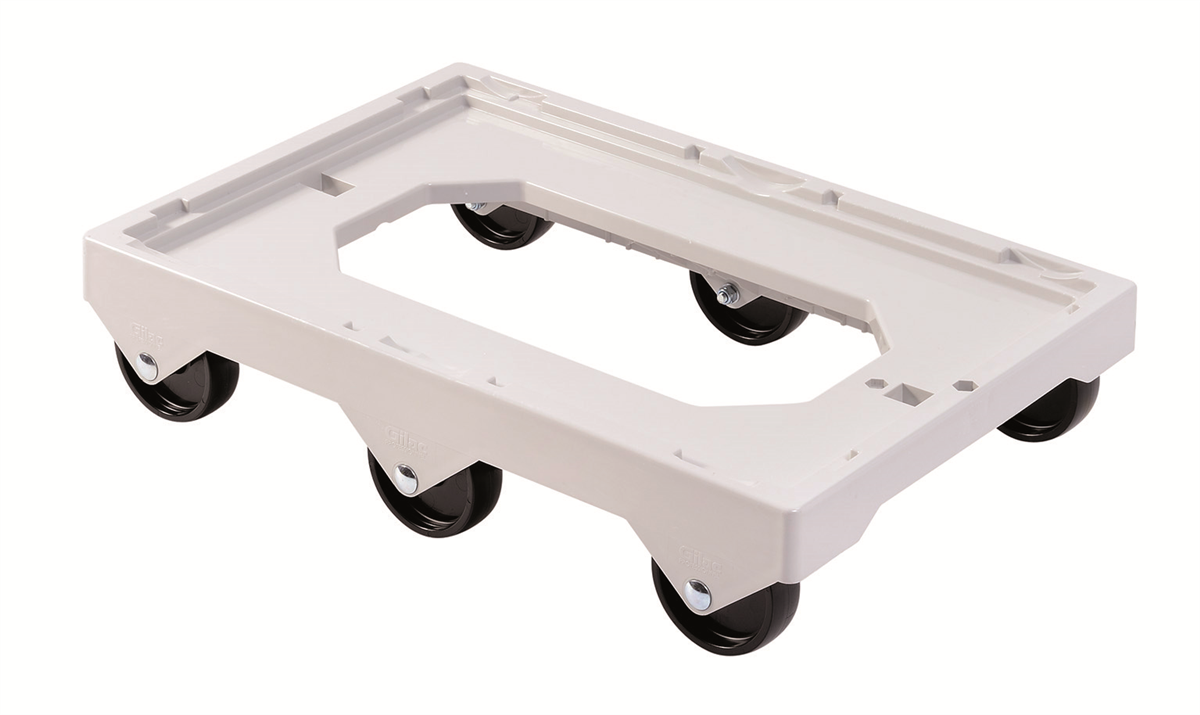 Socle rouleur 6 roues pivotantes Blanc 613x414x135mm ( 981093 ) (1 X 1 unité )