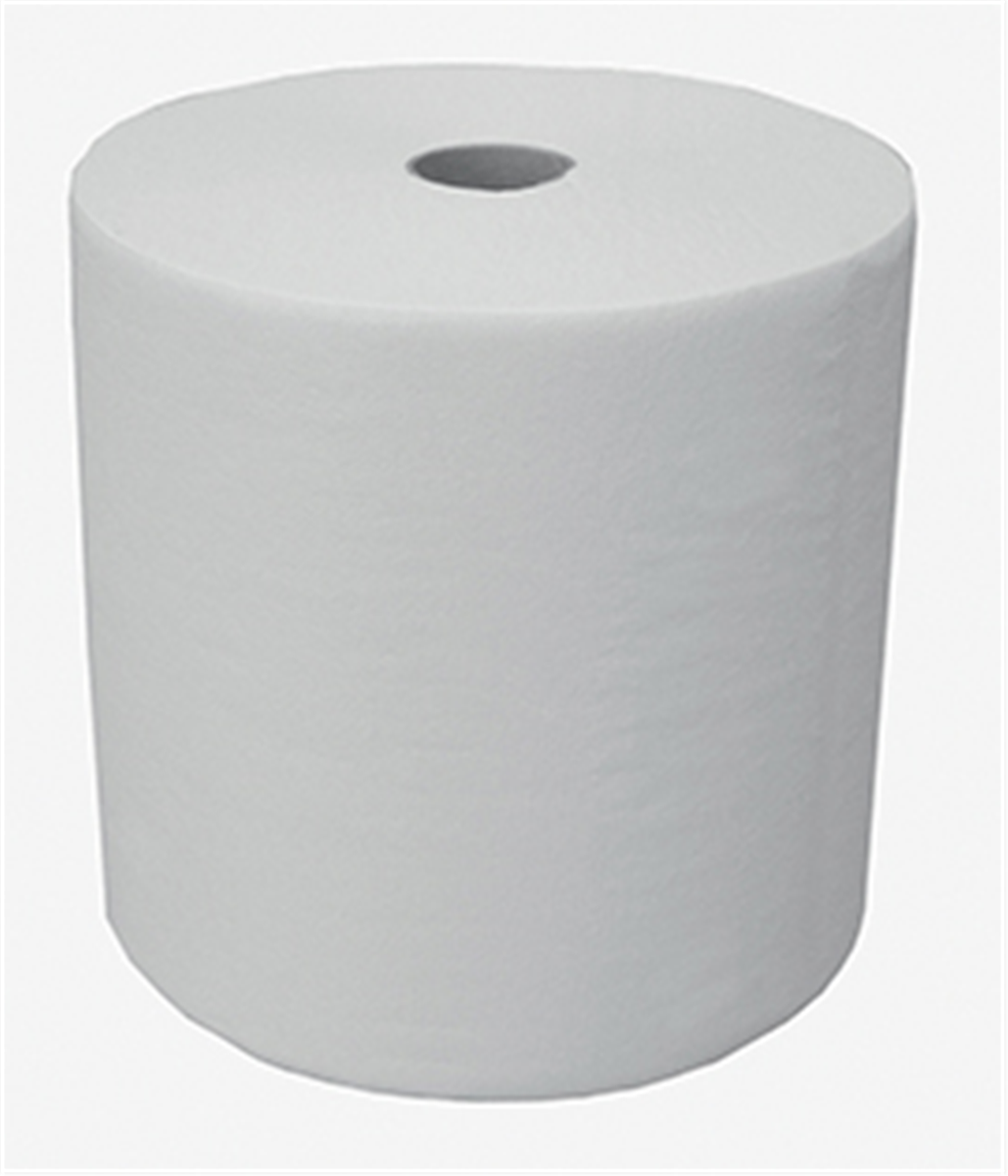 Essuie mains -2 plis gaufrés collés - Blanc ø 39 mm ( 152522 ) (1 X 6 unités )
