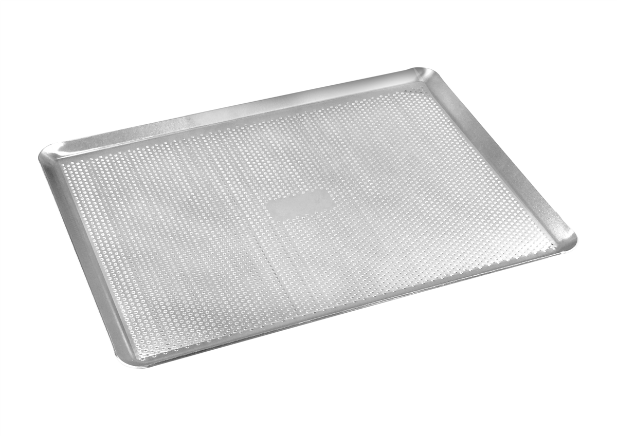 Perforated baking sheet - aluminium - 300 mm x 400 mm x 10 - 987105 - (1 x 1 unit)